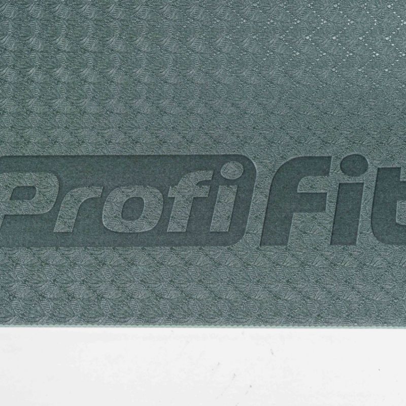 Коврик для йоги и фитнеса БАЗА (зелёный-оливковый) 5 мм PROFI-FIT