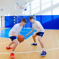 Ферма для баскетбольного щита игрового на растяжках вынос 500 мм ZAVODSPORTA