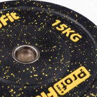 Диск для штанги HI-TEMP с цветными вкраплениями D51 мм PROFI-FIT 15 кг