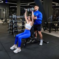 Гантельный ряд полиуретановый LEVEL (шаг 2,5 кг, 10 пар) PROFI-FIT 2,5-25 кг