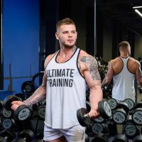 Гантельный ряд полиуретановый LEVEL (шаг 2,5 кг, 10 пар) PROFI-FIT 2,5-25 кг