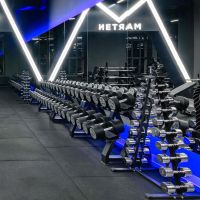 Гантельный ряд полиуретановый LEVEL (шаг 2,5 кг, 10 пар) PROFI-FIT 2,5-25 кг