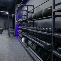 Гантель гексагональная обрезиненная PROFI-FIT  2 кг