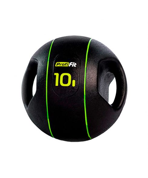 Медицинбол с хватами PROFI-FIT 10 кг