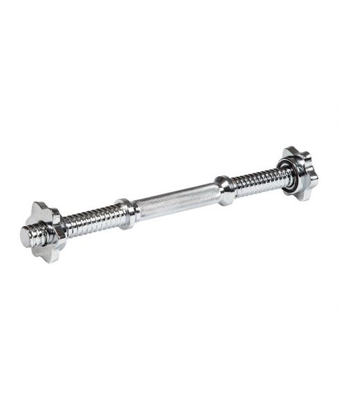 Гриф гантельный 460 мм (хром, замок-гайки Вейдера) D25 мм PROFI-FIT