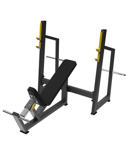 A3042 Скамья-стойка для жима под углом вверх