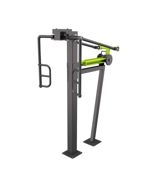 P-1802 Уличный тренажер Сведение рук стоя с переменной нагрузкой ZAVODSPORTA