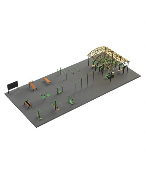 S-1010 Спортивная площадка 220 кв.м ZAVODSPORTA