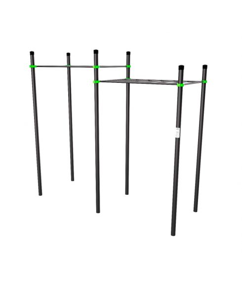 W213 Воркаут Рукоход классический двухуровневый ZAVODSPORTA